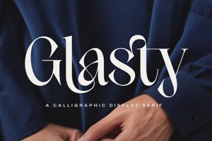 Related font Glasty