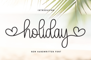 Related font Holiday