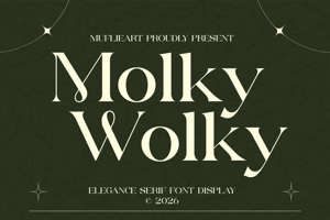 Related font Molky Wolky