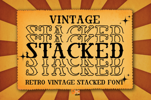 Vintage Stacked Personal