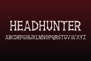 Related font Headhunter