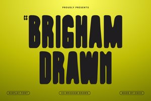 Related font CS Brigham Drawn