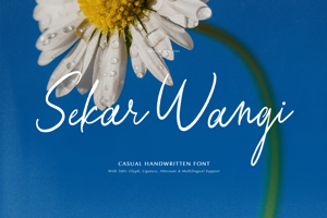Related font Sekar Wangi