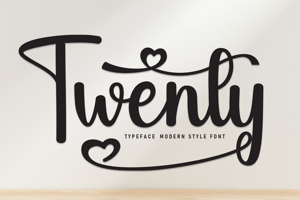 Related font Twenty
