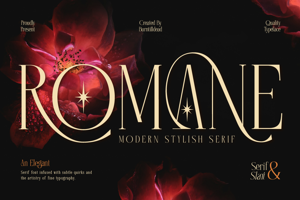 Related font Romane