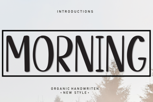 Related font Morning