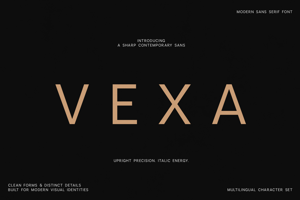 Related font Vexa