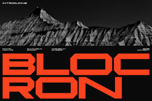 Related font IT Blocron