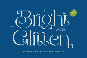 Related font Bright Glitten