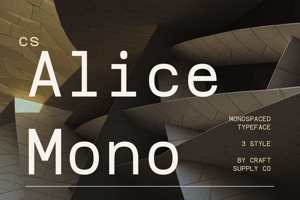 Related font CS Alice Mono