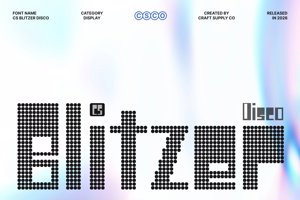 Related font CS Blitzer Disco