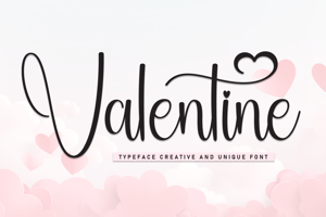 Related font Valentine