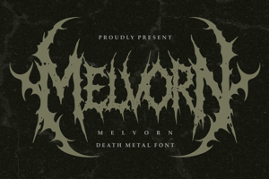 Related font Melvorn