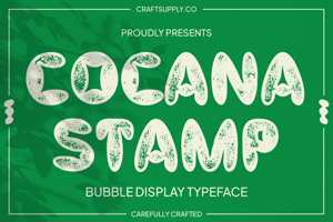 Related font Cocana Stamp