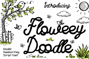 Related font Floweey Doodle