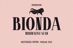 Related font BIONDA