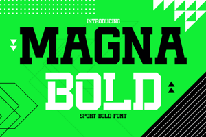 Related font Magna Bold