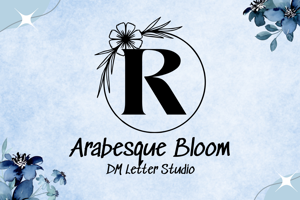 Arabesque Bloom Monogram