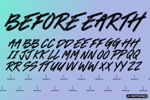 Related font Before Earth