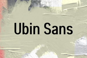 Related font u Ubin Sans