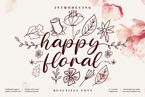 happy floral