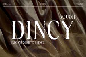Related font Dincy Rough