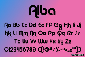 Related font Alba