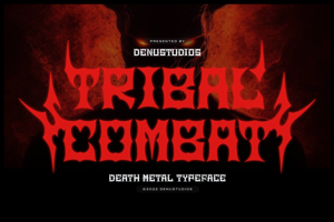 Related font Tribal Combat