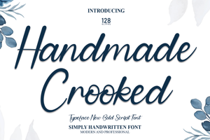 Related font Handmade Crooked