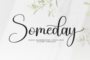Related font Someday
