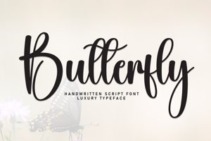 Related font Butterfly