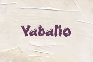 Related font Yabalio