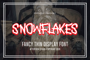 Related font Snowflakes