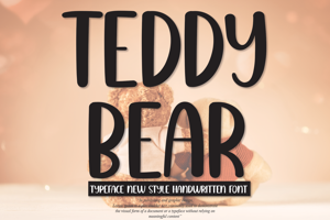 Related font Teddy Bear