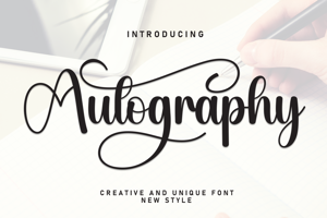 Related font Autography