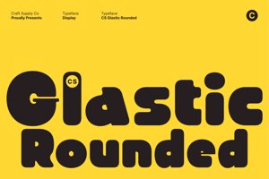 Related font CS Glastic Rounded