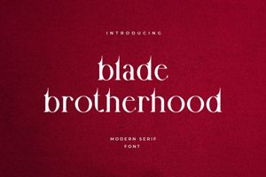 Related font Blade Brotherhood Sharpie Creep