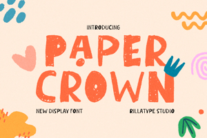 Related font RL Paper Crown