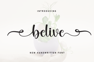 Related font Belive