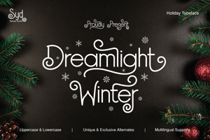 Related font Dreamlight Winter