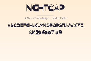 Related font Nightcap
