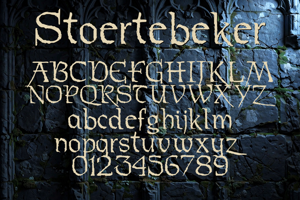 Related font Stoertebeker