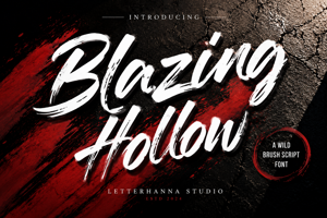 Related font Blazing Hollow
