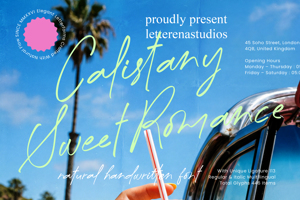 Related font Calistany Sweet Romance