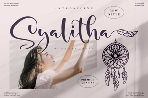 Related font Syalitha