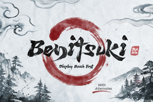 Related font Benitsuki