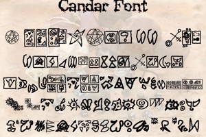 Related font Candar
