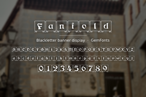 Related font Fanfold