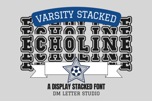 Echoline Varsity Stacked
