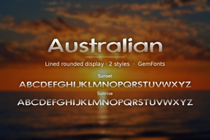 Related font Australian